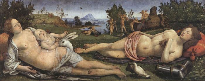 Sandro Botticelli Piero di Cosimo,Venus and Mars (mk36) oil painting picture